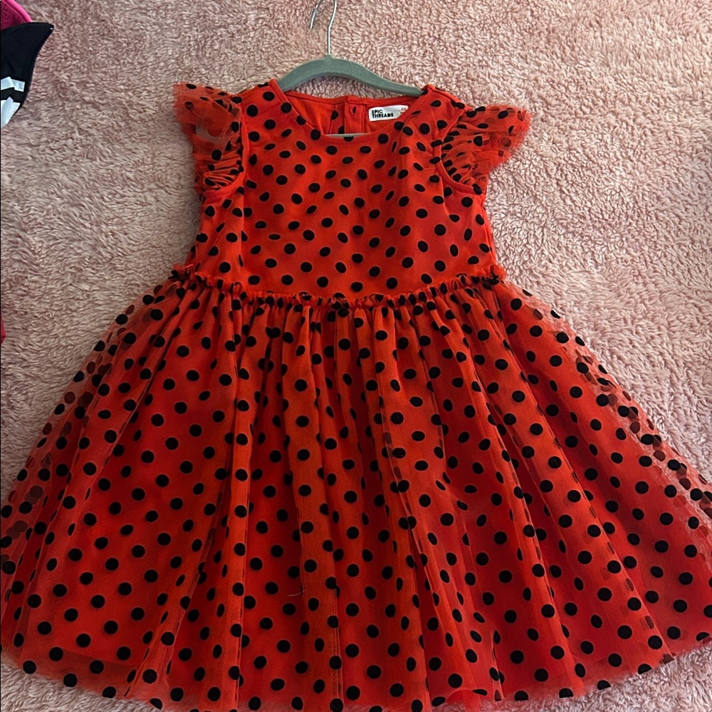 Epic Threads Red Polka Dot Kids Dress
